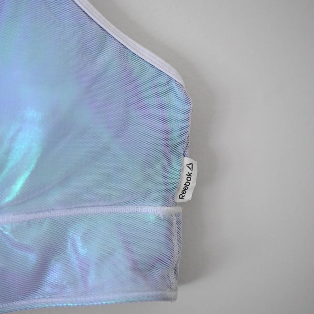 Reebok Iridescent Strappy Bralette Size XL - Picture 9 of 9